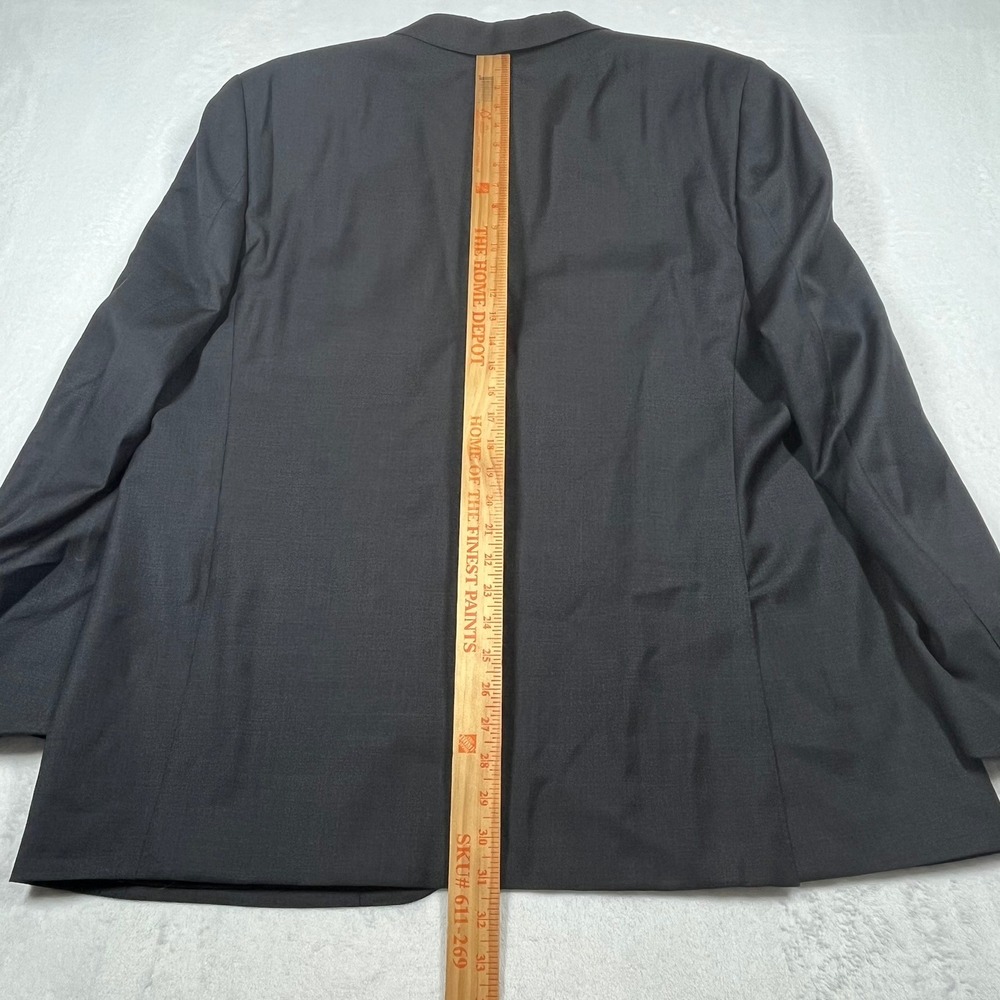 Joseph Bach Verona Sartoriale Blazer Mens 58R Black Wool Cashmere Super 150s - Picture 7 of 12